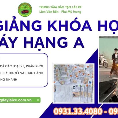 👉 CHỈ CÒN VÀI SUẤT THI THÁNG 6/2026 ĐỐI VỚI HẠNG A 👈