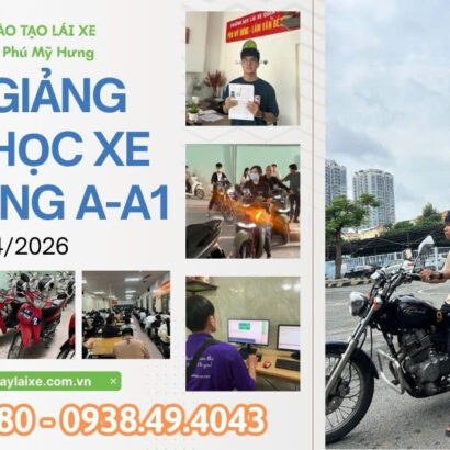 [THÁNG 4/2026] KHAI GIẢNG KHÓA HỌC BẰNG LÁI XE MÁY HẠNG A1 & A – CÓ BẰNG NHANH CHÓNG