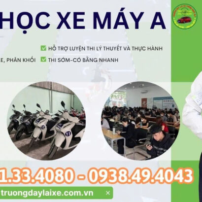 🏁 KHOÁ HỌC XE MÁY HẠNG A 🏁